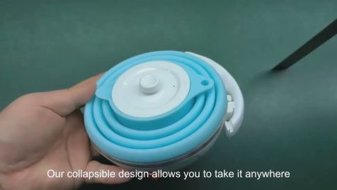 eco friendly silicone collapsible electric kettles for eco resorts Chinese Company,collapsible quick boil electric kettle Exporter,compact folding kettle Chinese Manufacturer
